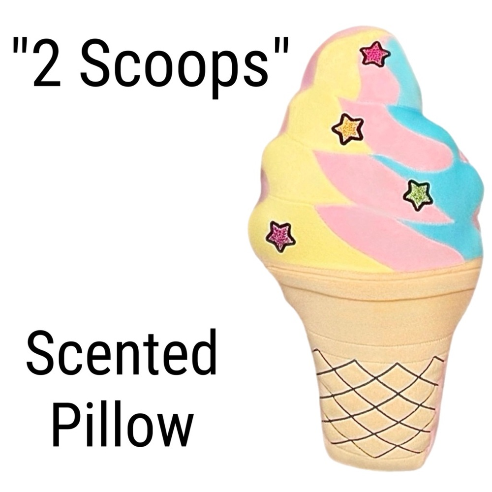 NWT! 2 Scoops Scented Pillow